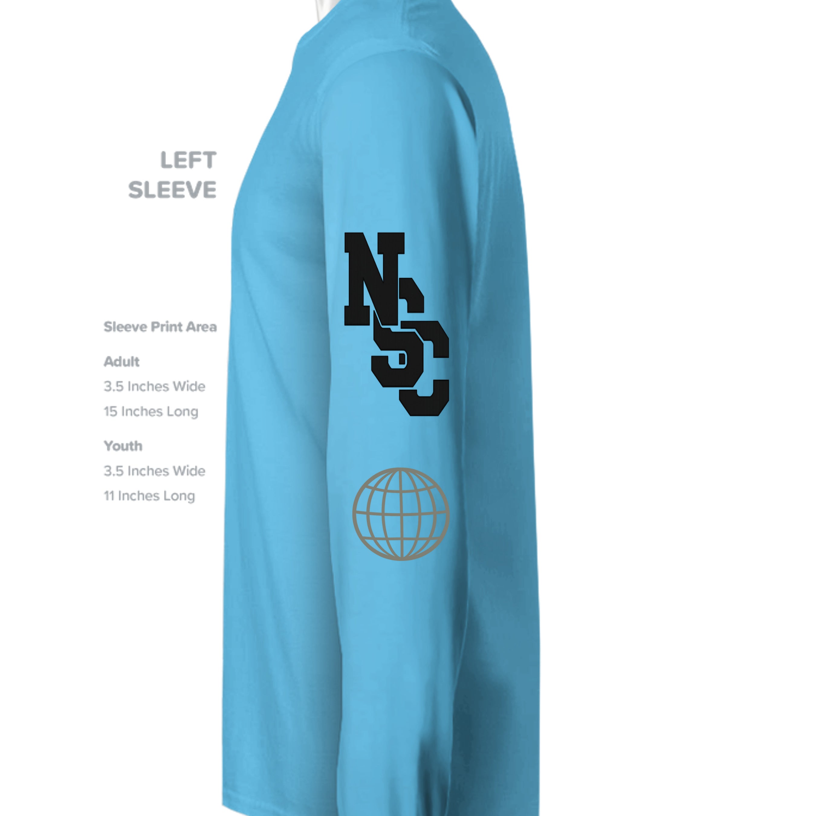 Aquatic Blue - PC61LS - SLEEVE_LEFT