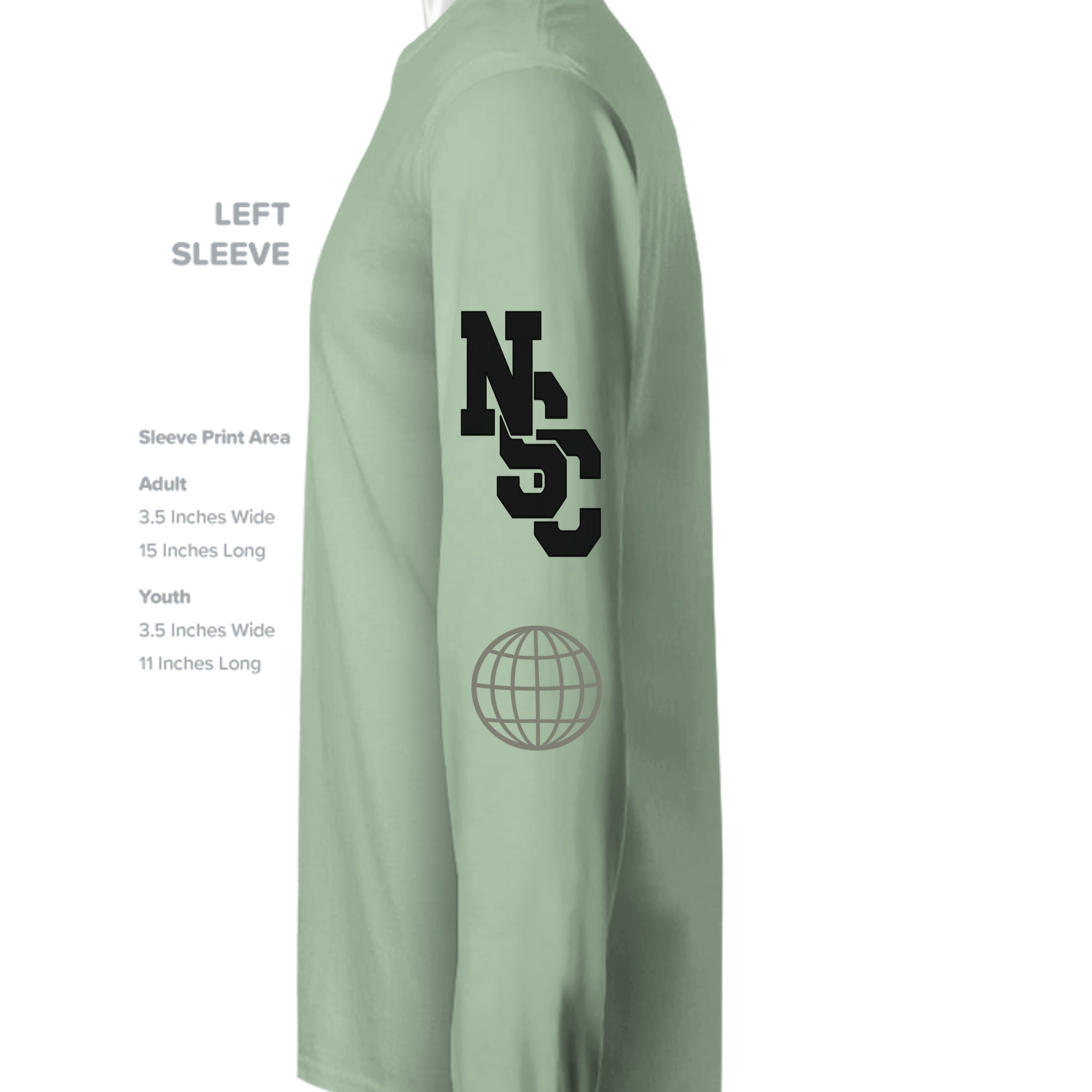 Stonewash Gree - PC61LS - SLEEVE_LEFT