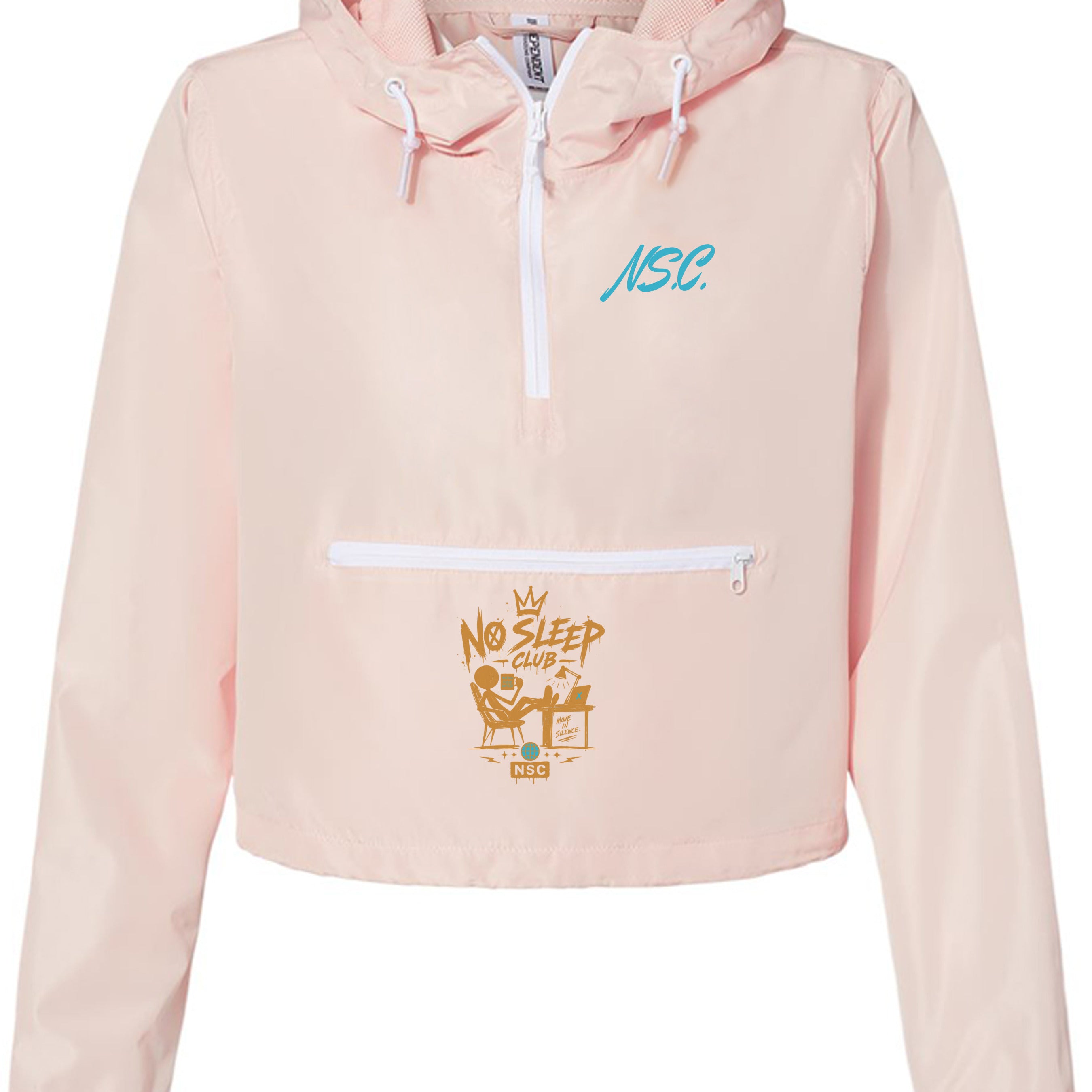 Blush/ White Zipper - EXP64CRP - FRONT